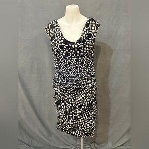 Diane Von Furstenberg Black and White Polka Dot Dress